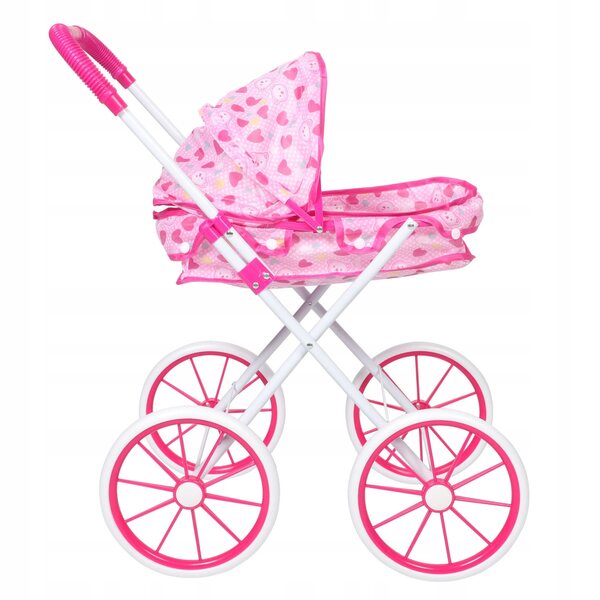 Passeggino per Bambole Rosa con Accessori Completi - Gioco Realistico per Bambine