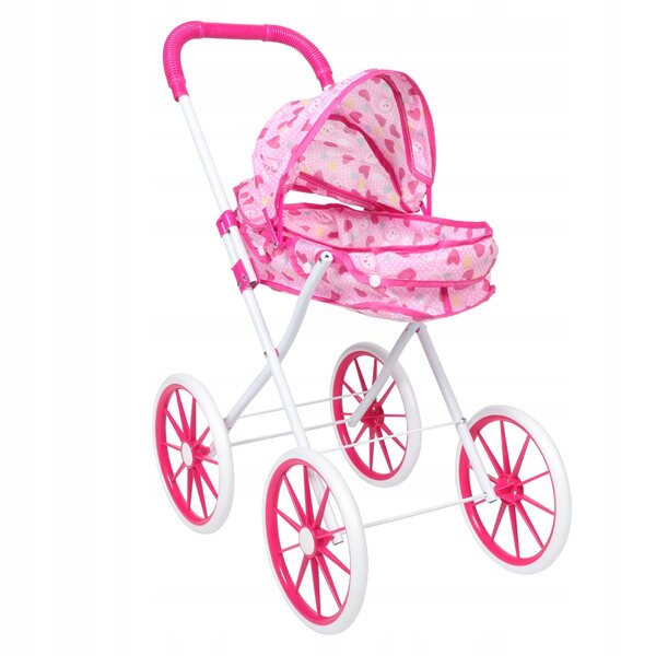 Passeggino per Bambole Rosa con Accessori Completi - Gioco Realistico per Bambine