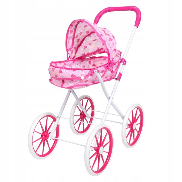 Passeggino per Bambole Rosa con Accessori Completi - Gioco Realistico per Bambine