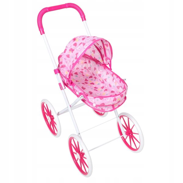 Passeggino per Bambole Rosa con Accessori Completi - Gioco Realistico per Bambine