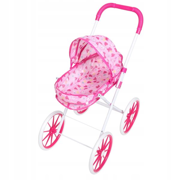 Passeggino per Bambole Rosa con Accessori Completi - Gioco Realistico per Bambine