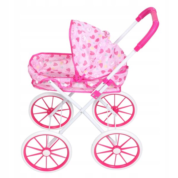 Passeggino per Bambole Rosa con Accessori Completi - Gioco Realistico per Bambine