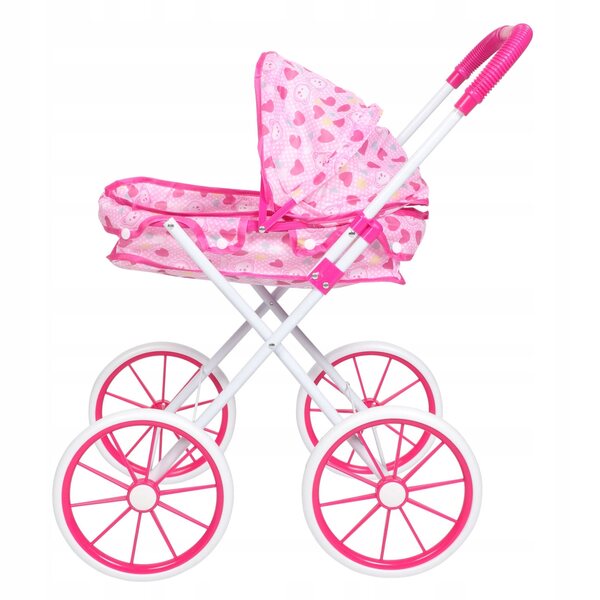 Passeggino per Bambole Rosa con Accessori Completi - Gioco Realistico per Bambine