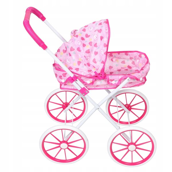 Passeggino per Bambole Rosa con Accessori Completi - Gioco Realistico per Bambine