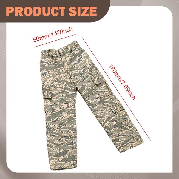 1/6 Stoffhose für 12 Zoll Actionfigur – realistisches Zubehör Ysyqkn