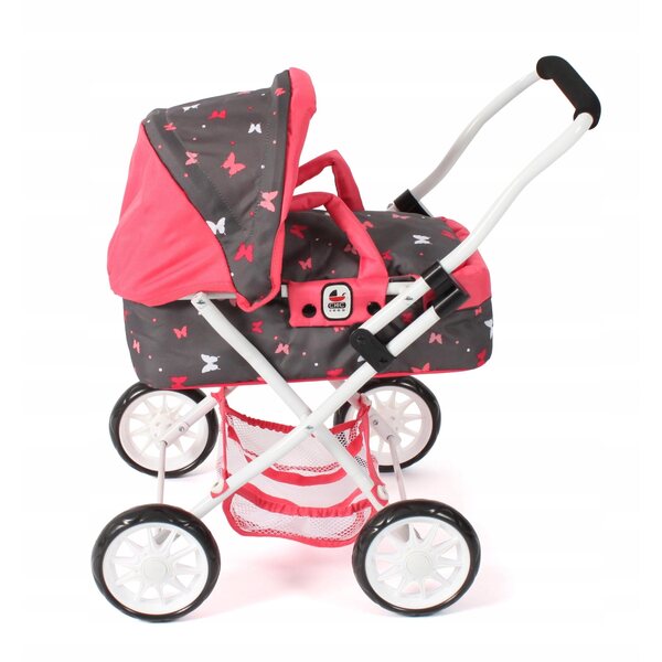 Bayer Chic 2000 Smarty Puppenwagen – Kinderwagen für Kinder ab 2 Jahren