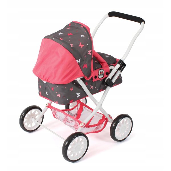 Bayer Chic 2000 Smarty Puppenwagen – Kinderwagen für Kinder ab 2 Jahren