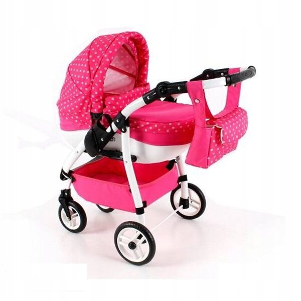 Adbor Lily Sport LS-09 Puppenwagen mit kostenloser Tasche und Bettwäsche