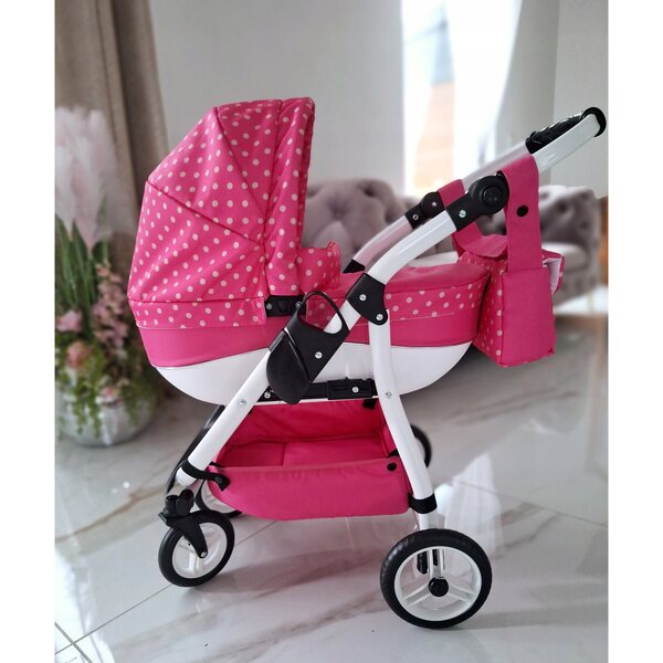 Adbor Lily Sport LS-09 Puppenwagen mit kostenloser Tasche und Bettwäsche
