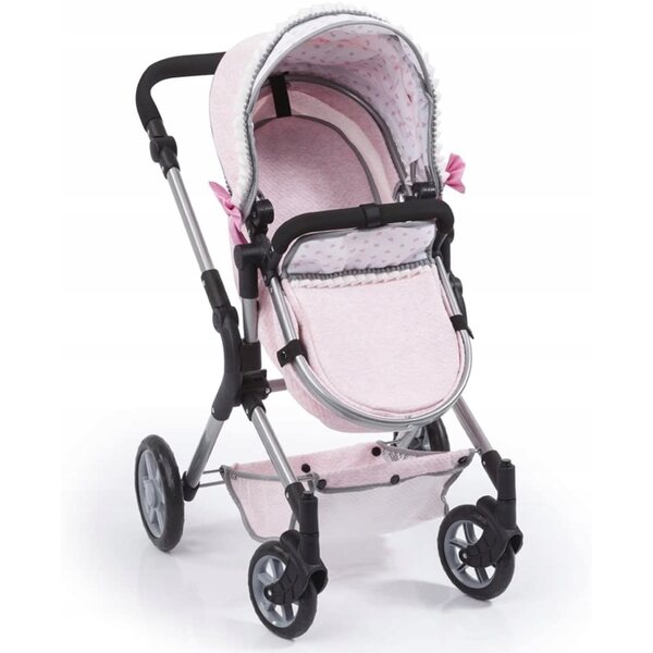 Claudio Reig Musicales rosa Puppenwagen 2 in 1 Combi Jogger Buggy