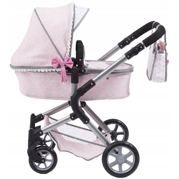 Claudio Reig Musicales rosa Puppenwagen 2 in 1 Combi Jogger Buggy
