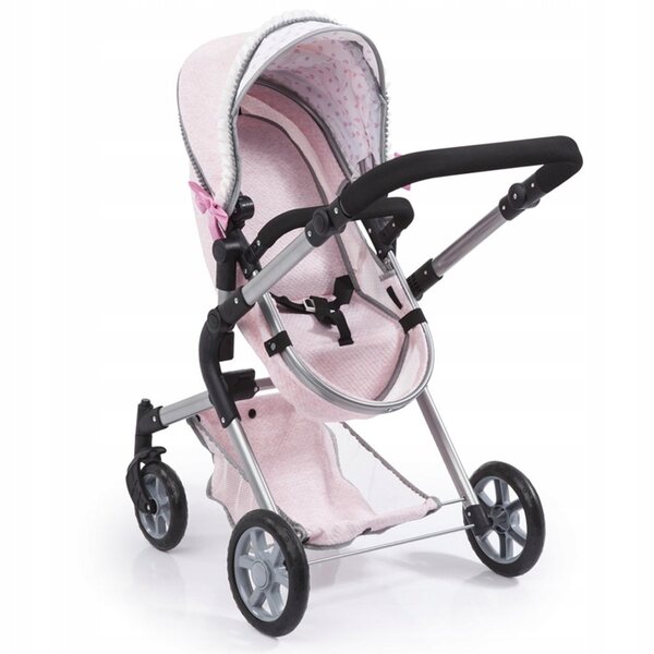 Claudio Reig Musicales rosa Puppenwagen 2 in 1 Combi Jogger Buggy