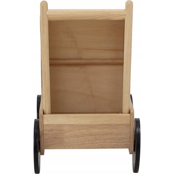 Bloomingville Mini Edy – Sicherer und natürlicher Holzwagen für Puppen und Spielzeug