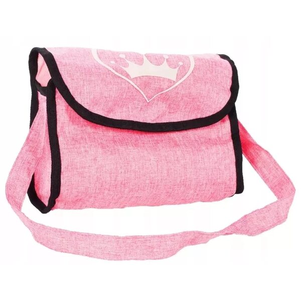 2-in-1-Kinderwagen für Puppen mit Griffverstellung und Tasche inklusive