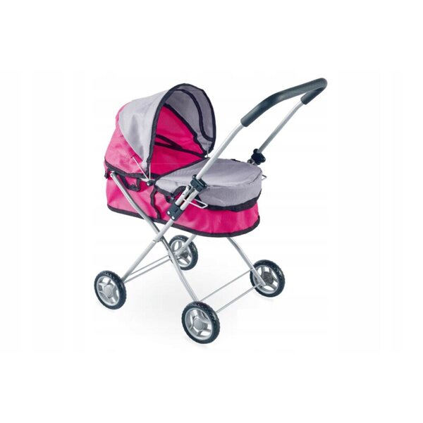 Wiky faltbarer Puppenwagen aus Metall 43x34x65 cm für Kinder ab 3 Jahren