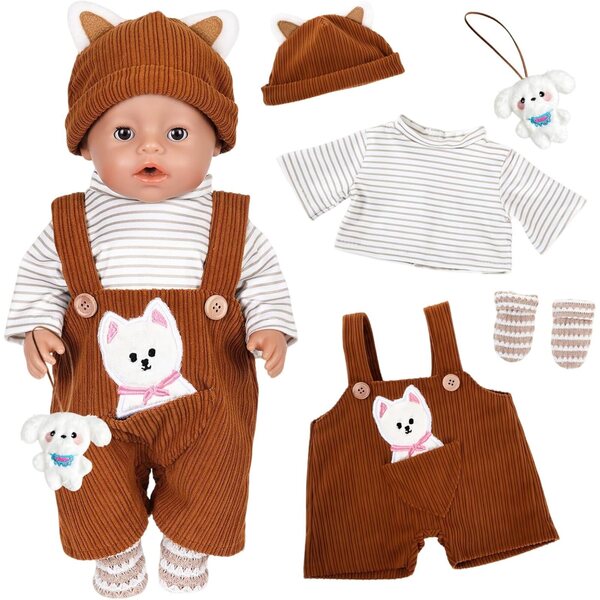 Abbigliamento per bambole YAEGIMHT: vestiti colorati e resistenti per bambini