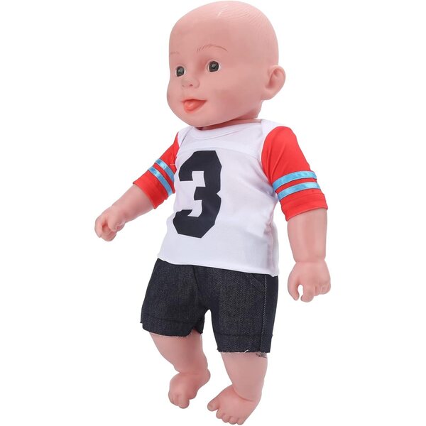 HEEPDD Set Vestiti per Bambola Rinata 18 Pollici T-Shirt e Pantaloncini in Stoffa