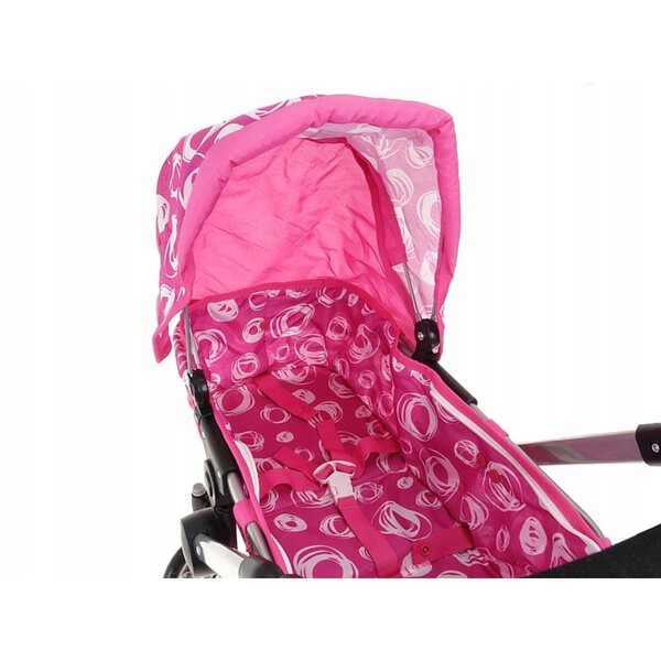 Adar Deep Puppenwagen mit verstellbarem Griff und faltbarem Verdeck
