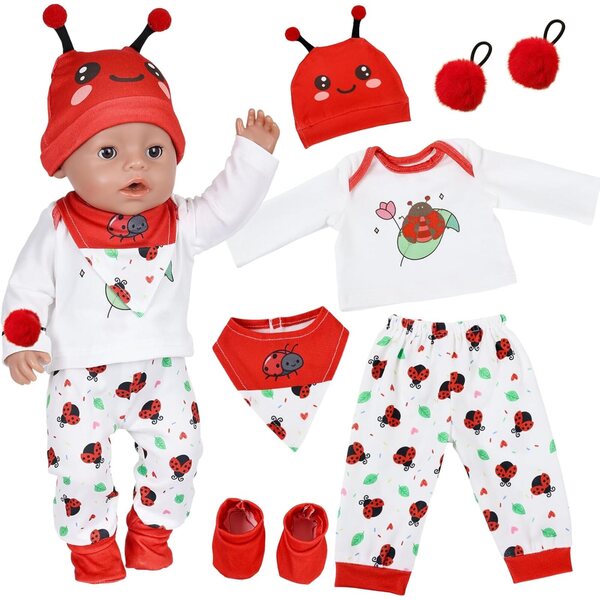 Abbigliamento per bambole 43 cm | Completi moda per bambole di qualità Xerteam