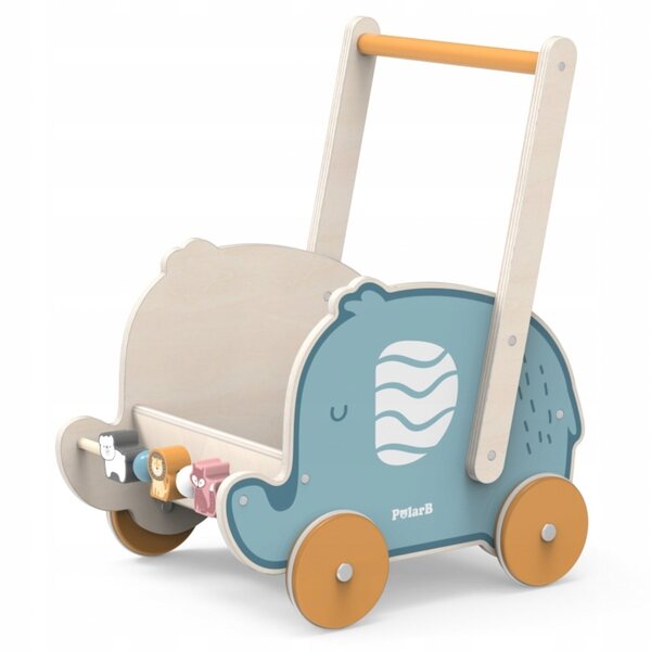 2-in-1-Kinderwagen aus Holz für Viga WS1-Puppen, Lernspiel 3+
