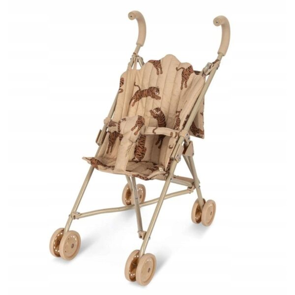 Puppen- und Stofftier-Kinderwagen Konges Sløjd Tiger Oxford Tan 3+ Jahre