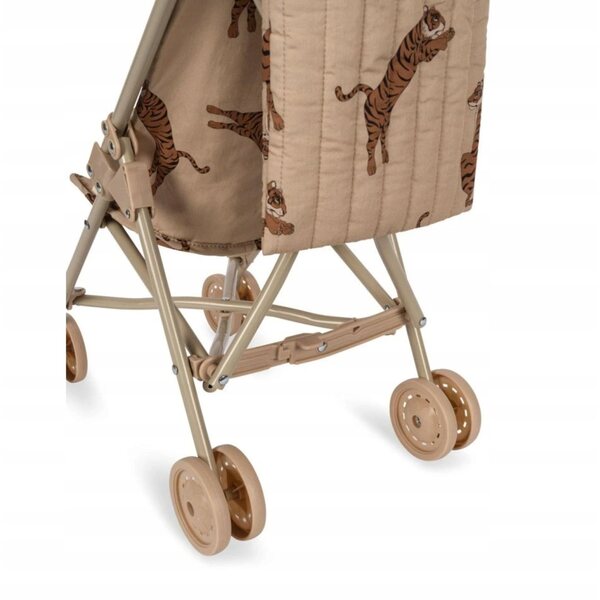 Puppen- und Stofftier-Kinderwagen Konges Sløjd Tiger Oxford Tan 3+ Jahre