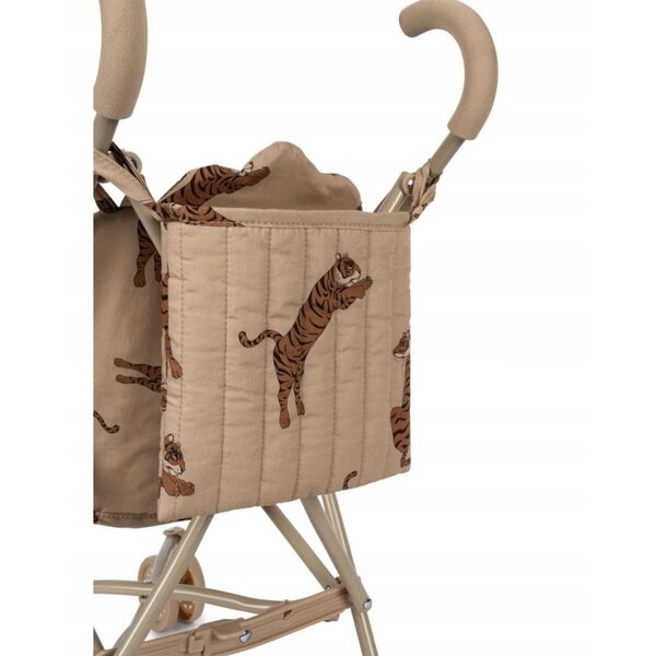 Puppen- und Stofftier-Kinderwagen Konges Sløjd Tiger Oxford Tan 3+ Jahre