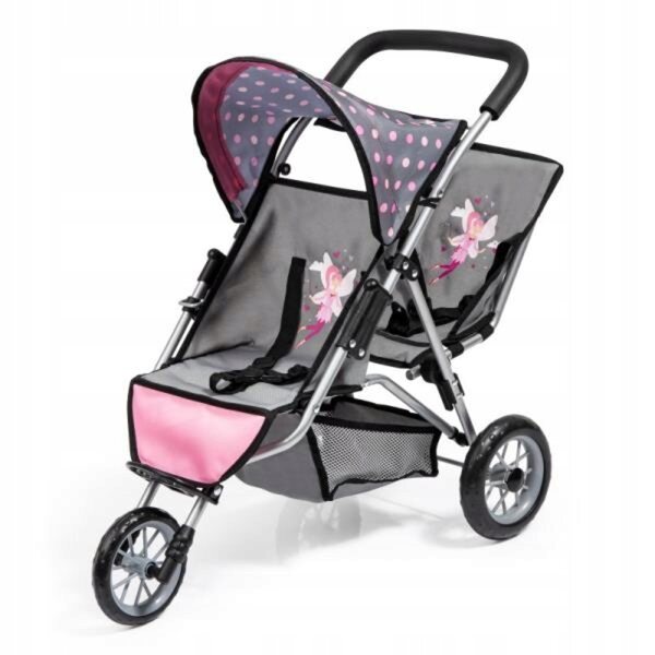 Bayer Twin Jogger Zwillingspuppenkinderwagen mit Sicherheit und Komfort