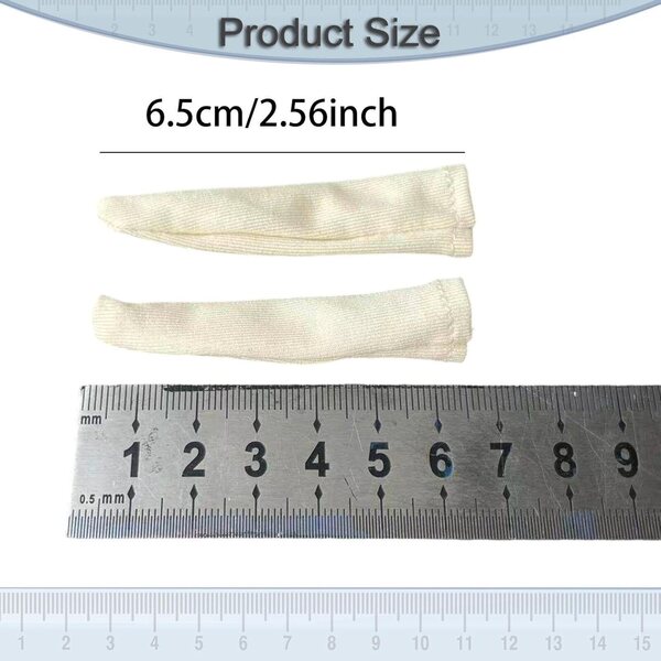 1/6 Miniatursocken für männliche Actionfiguren aus strapazierfähigem und elegantem Stoff