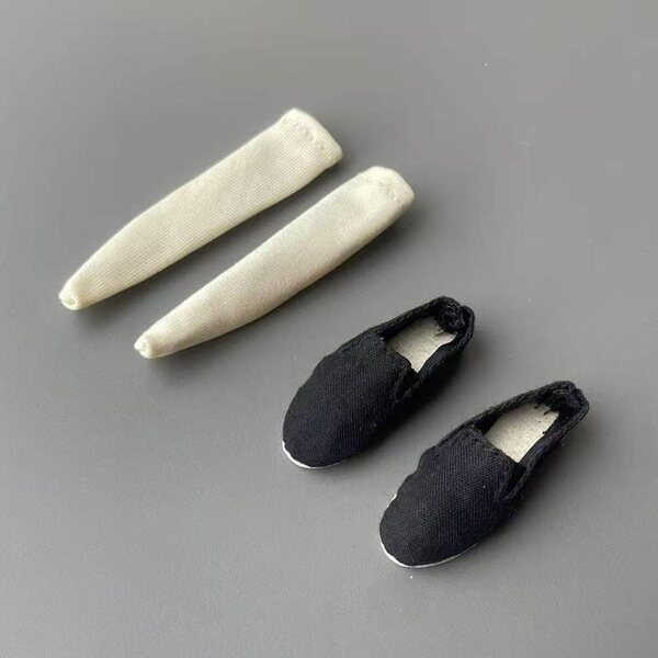 1/6 Miniatursocken für männliche Actionfiguren aus strapazierfähigem und elegantem Stoff