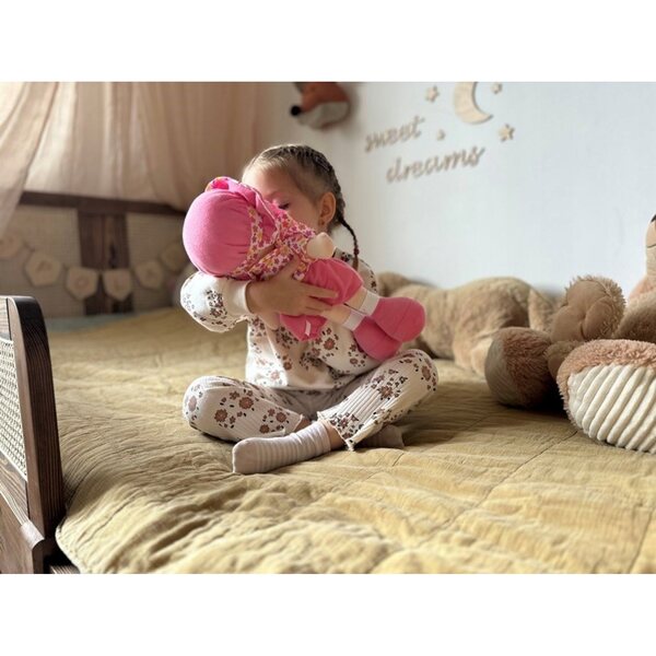 Bambola di pezza interattiva Dorotka 36 cm - peluche per bambini 3+