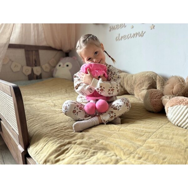 Bambola di pezza interattiva Dorotka 36 cm - peluche per bambini 3+