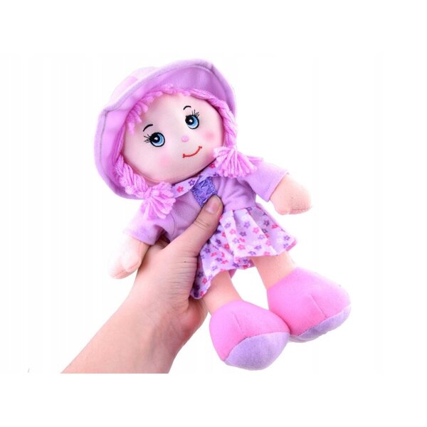Bambola Zuzia 28 cm - Un morbido peluche di pezza per bambini dai 3 anni