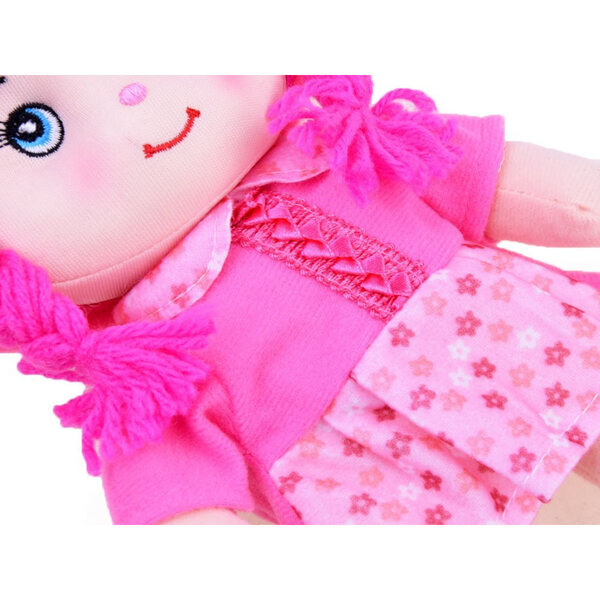 Bambola Zuzia 28 cm - Un morbido peluche di pezza per bambini dai 3 anni
