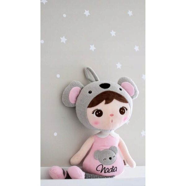 50 cm große Metoo-Koala-Puppe mit Kindernamen und Personalisierung als Geschenk