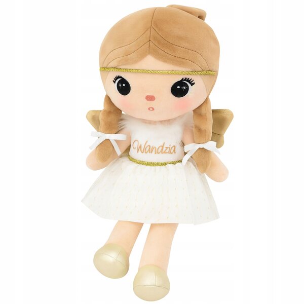 Bambola Metoo Angel 48 cm con nome e certificato di battesimo, sicura e morbida