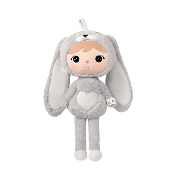 Coniglio Metoo Personalizzabile 50 cm - Morbido Peluche con Nome Bambino