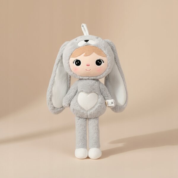 Coniglio Metoo Personalizzabile 50 cm - Morbido Peluche con Nome Bambino