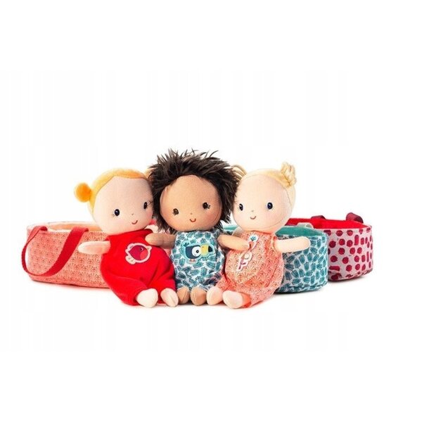 Lilliputiens Anais Bambola Neonato con Abbigliamento, Cestino e Copertina 12m+