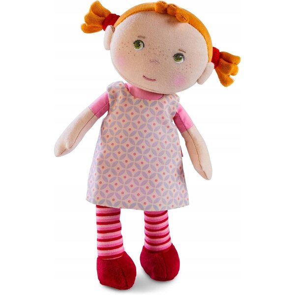 HABA Stoffpuppe Roya 25 cm, weiches Plüschtier für Kinder ab 18 Monaten