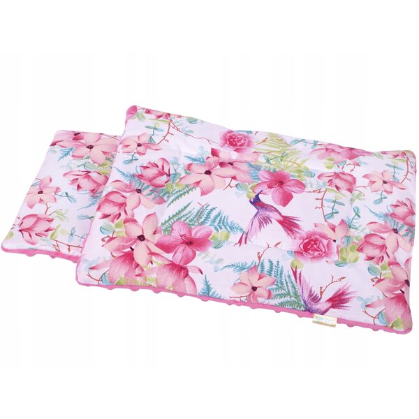 Bettwäsche für eine BOBO-Puppe 38x30 cm, aus Baumwolle und Minky-Strick, hypoallergen