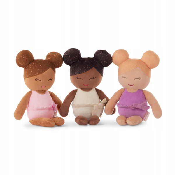 Set mit 3 LullaBaby-Badepuppen mit Korb für Kinder ab 2 Jahren