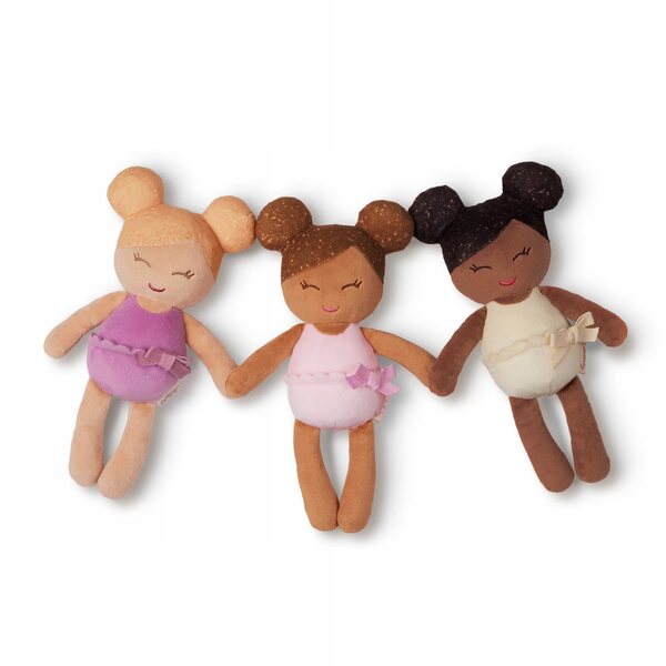 Set mit 3 LullaBaby-Badepuppen mit Korb für Kinder ab 2 Jahren