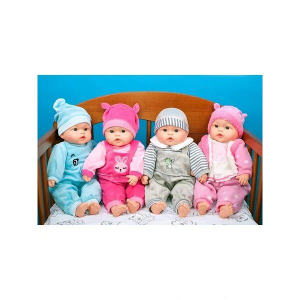 PlayTo 46 cm Zosia Stoffpuppe mit Sprechmodul und polnischer Sängerin