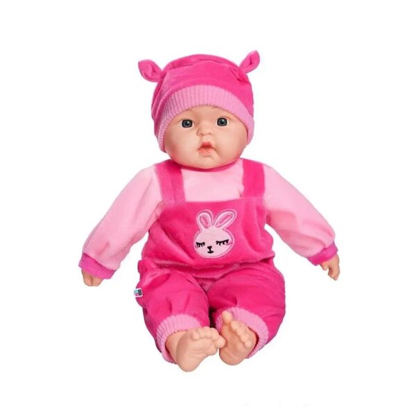 PlayTo 46 cm Zosia Stoffpuppe mit Sprechmodul und polnischer Sängerin
