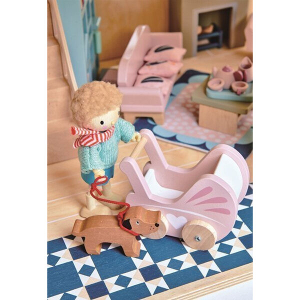 Tender Leaf Toys – Mr. Goodwood Puppe mit umweltfreundlichem Holzstab ab 3 Jahren