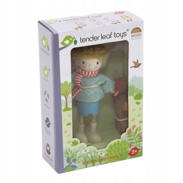 Tender Leaf Toys – Mr. Goodwood Puppe mit umweltfreundlichem Holzstab ab 3 Jahren