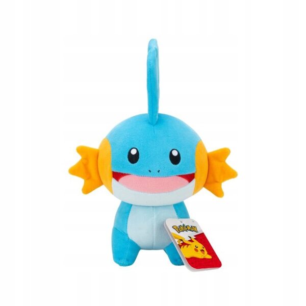 Pokémon Mudkip Plüsch 20 cm, weiche und authentische Details für Kinder ab 7 Jahren