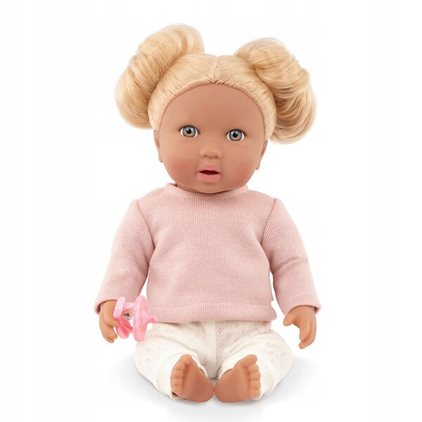 LullaBaby Neugeborene Puppe mit Haaren und Accessoires für Kinder ab 2 Jahren