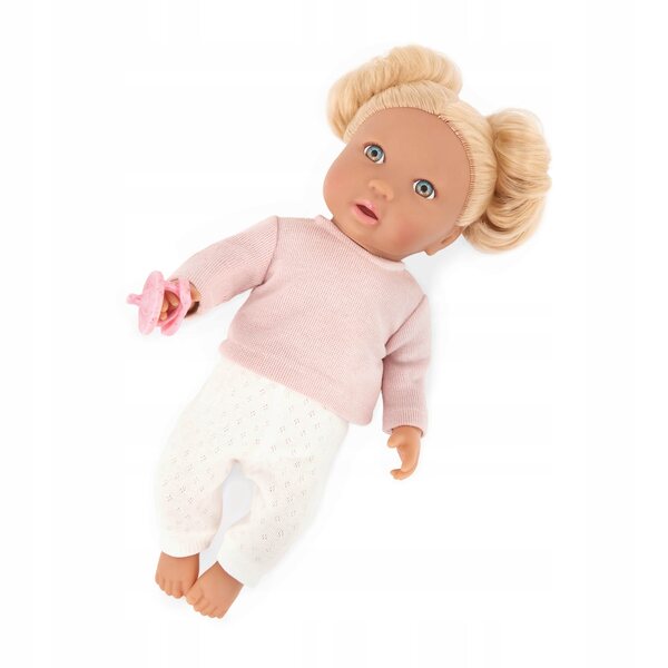 LullaBaby Neugeborene Puppe mit Haaren und Accessoires für Kinder ab 2 Jahren